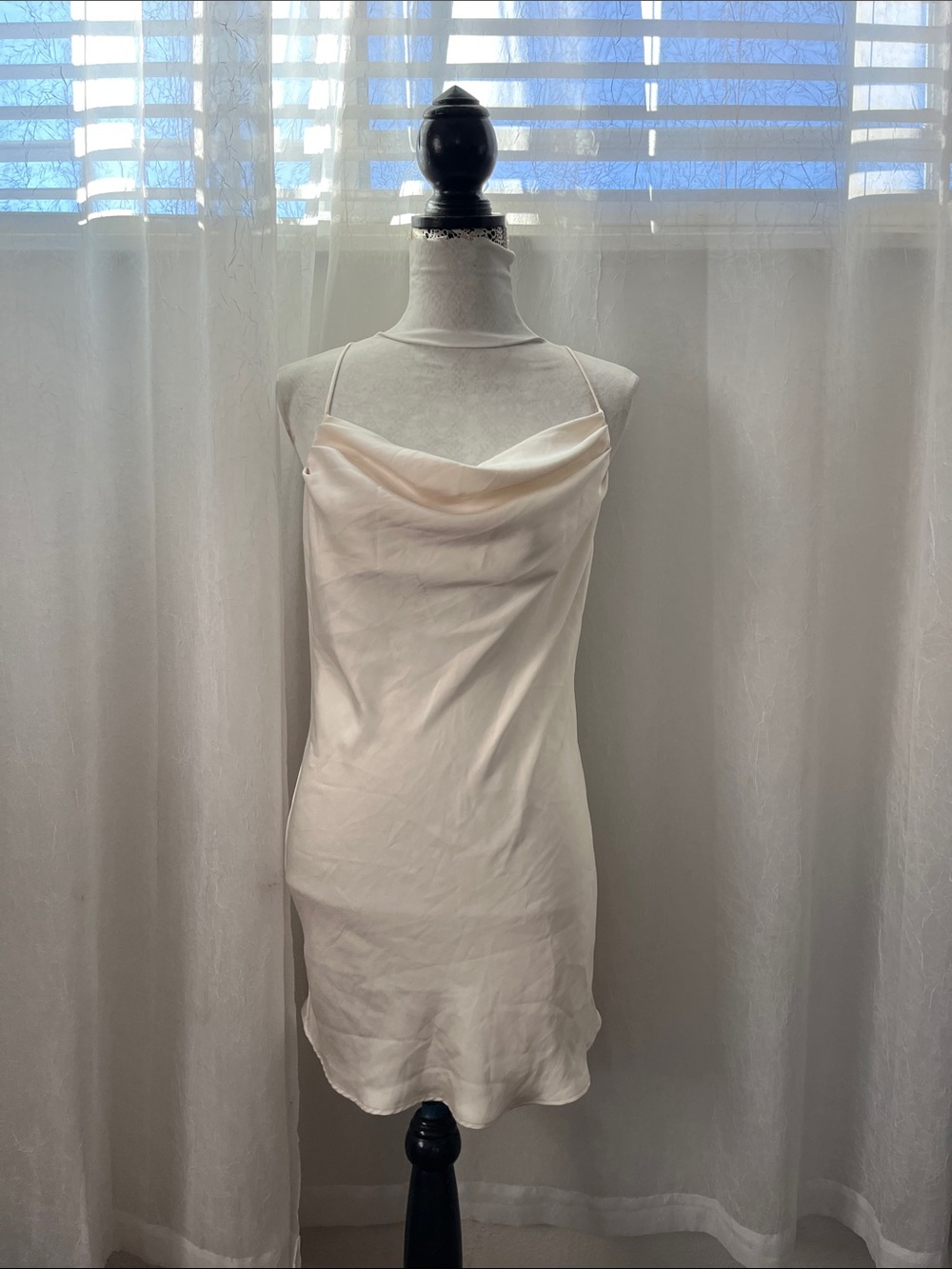 Zara Satin mini dress